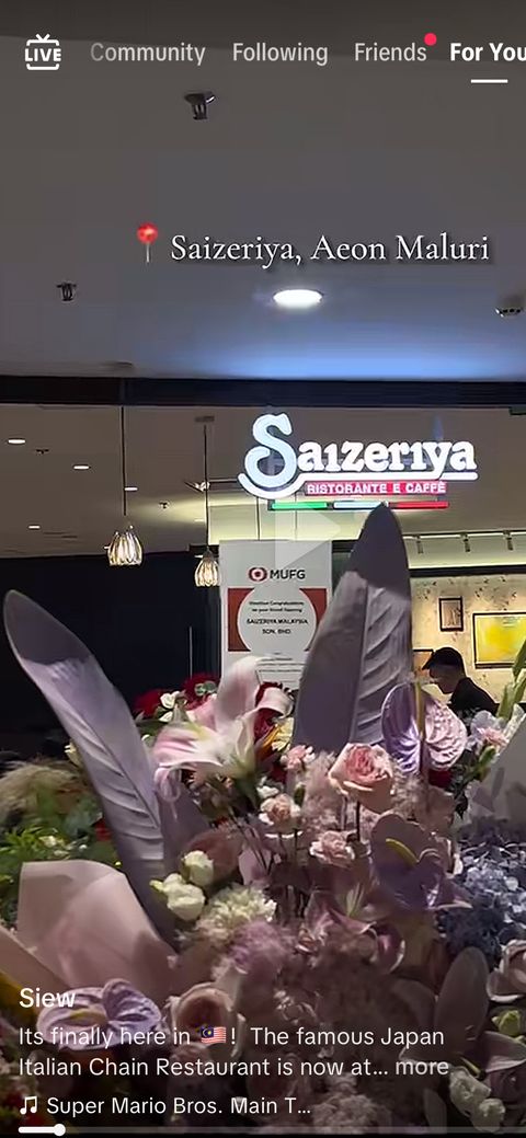 Saizeriya Malaysia creator post 4 on TikTok