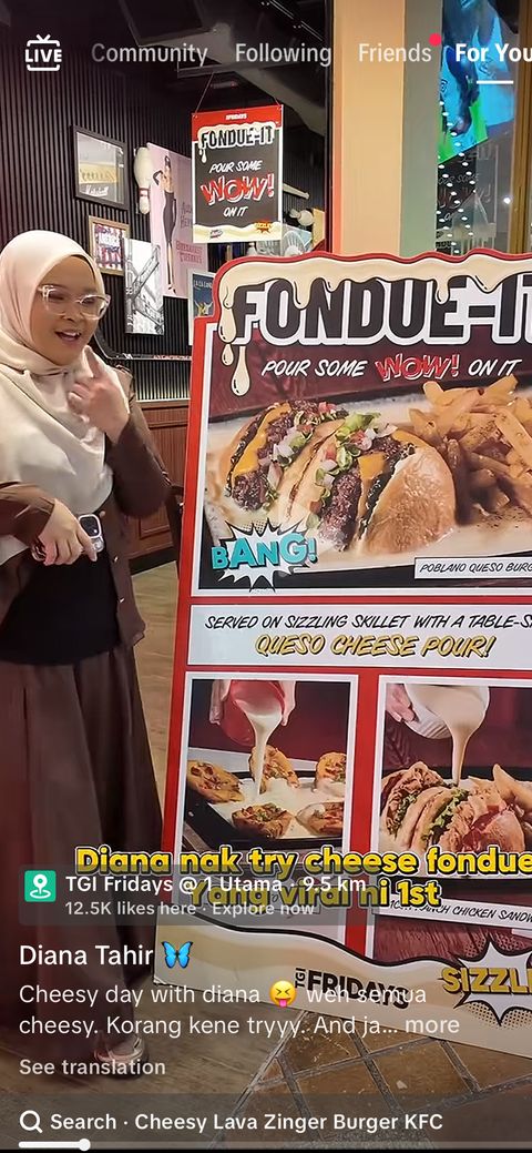 TGI Fridays creator post 3 on TikTok
