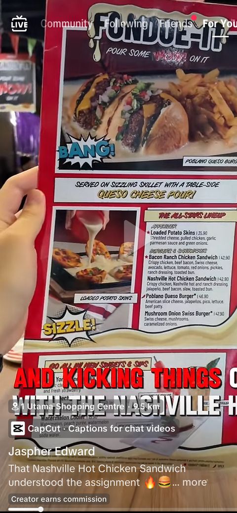 TGI Fridays creator post 5 on TikTok