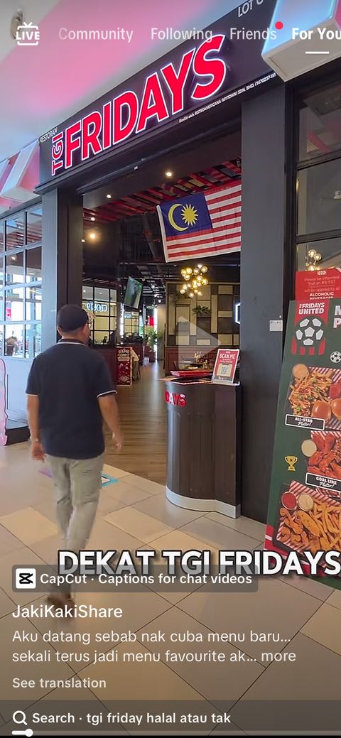 TGI Fridays creator post 8 on TikTok
